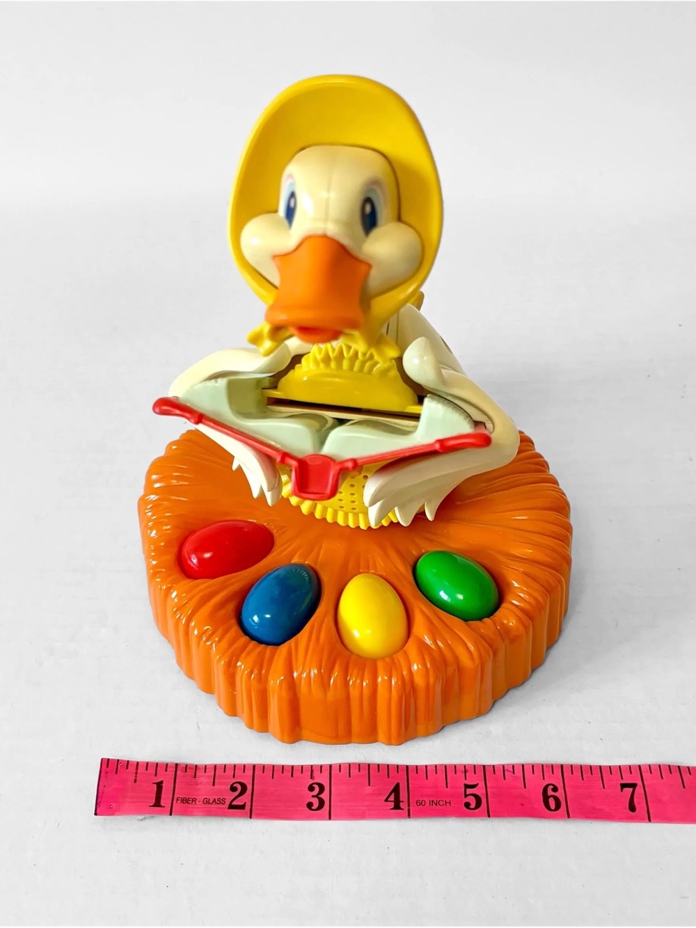 2002 Vintage Hasbro Mother Goose Sing Along Toy - Works - Duck Base ONLY - AS IS